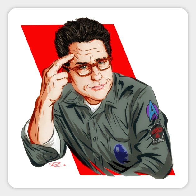 J.J. Abrams - An illustration by Paul Cemmick Magnet by PLAYDIGITAL2020